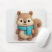 Eekhoorn voelde kunst muismat (Met muis)