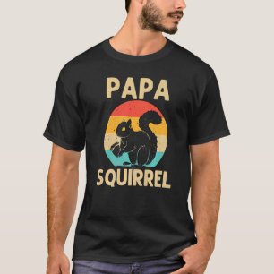 eekhoorn voor pa opa vierkant t-shirt