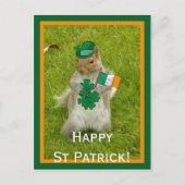 Eekhoorn voor St Patrick Day Briefkaart (Voorkant)