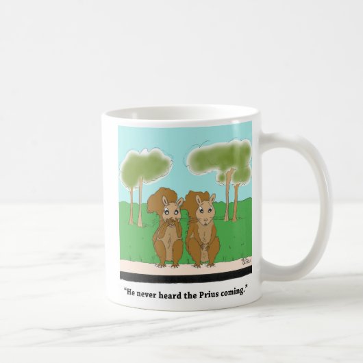 Eekhoorn vs. Prius Koffiemok (Rechts)