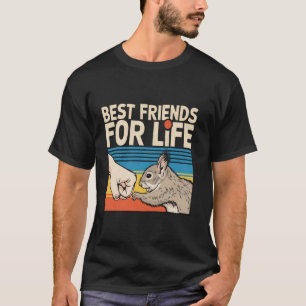 Eekhoorn Vuiststoot Beste Vriend Voor Het Leven Re T-shirt