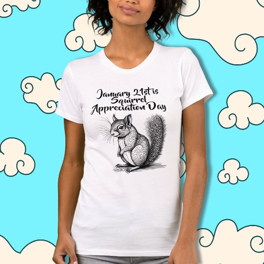 Eekhoorn Waardering Dag 21 januari T-shirt