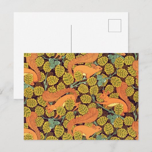 Eekhoorn Wallpaper Briefkaart (Voorkant / Achterkant)