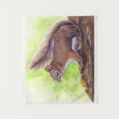 eekhoorn wandkleed (Voorkant)