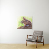 eekhoorn wandkleed (In Situ (horizontaal))