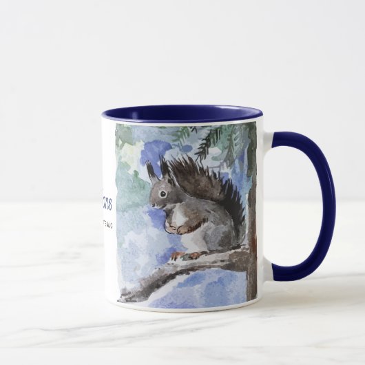 Eekhoorn warme chocolademelk mok (Rechts)