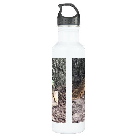 eekhoorn waterfles  (Achterkant)