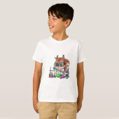 Eekhoorn Wetenschapper Lab Experiment Kinderen T-shirt (Voorkant volledig)