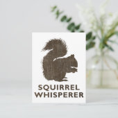  eekhoorn Whisperer Briefkaart (Staand voorkant)