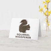  eekhoorn Whisperer Kaart (Gele Bloem)