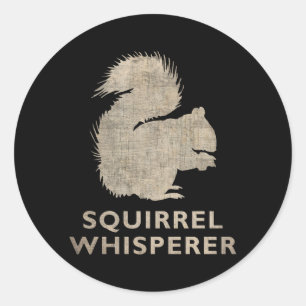  eekhoorn Whisperer Ronde Sticker