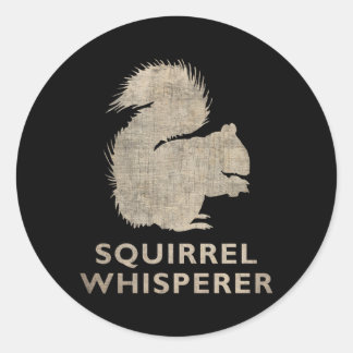  eekhoorn Whisperer Ronde Sticker