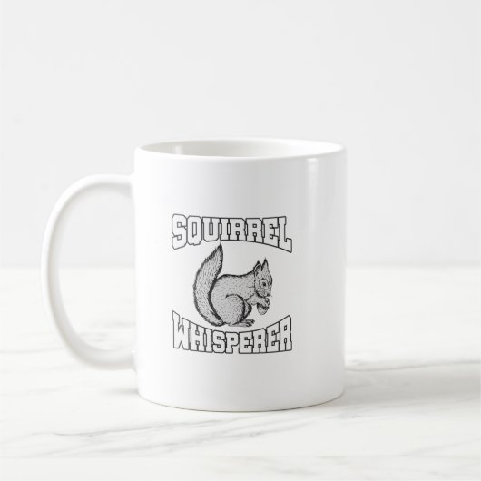 Eekhoorn Whisperer Wildlife Animal Squirrel. Perfe Koffiemok (Links)