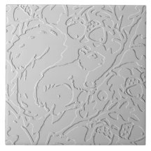 Eekhoorn Witte grijs Zwart Verbost Woodland Acorn