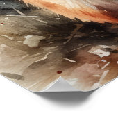 Eekhoorn Woodland Animal Art Print Poster (Hoek)