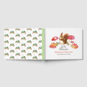 Eekhoorn Woodland herfst Waterverf Baby shower Gastenboek (Volledig)