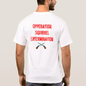 Eekhoorn XTerminator, Eekhoorn Exterminator T-shirt (Achterkant)