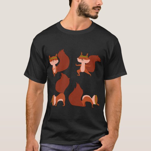 Eekhoorn Yoga T-shirt (Voorkant)