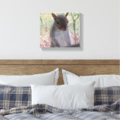 Eekhoorn zegt Hi! Canvas Afdruk (Insitu (Slaapkamer))