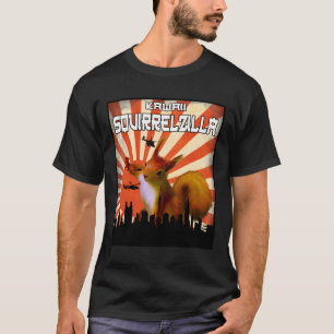 Eekhoorn-Zilla Eekhoorn Draag Schattigee Eekhoorn T-shirt