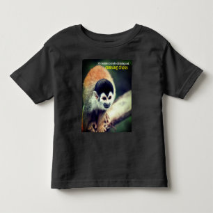 Eekhoornaap in boom kinder shirts