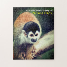 Eekhoornaap in boom legpuzzel