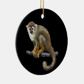 Eekhoornaapje Keramisch Ornament (Rechts)