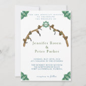 Eekhoornaapjes Branch Arch met Oerwoud Bladeren Kaart (Voorkant)