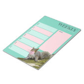 Eekhoornblazen en Bubblegum Weekplanner Notitieblok (Schuin)