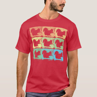 Eekhoornbos Dierlijke Retro T-shirt