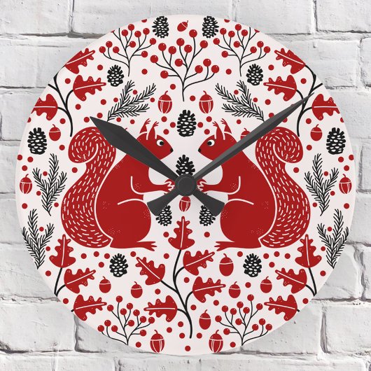 eekhoornbos ronde klok