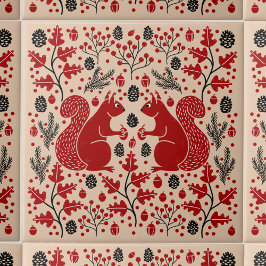 eekhoornbos tegeltje