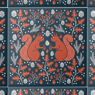 eekhoornbos tegeltje