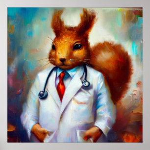 eekhoorndokter poster
