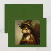 eekhoorndruïde briefkaart (Voorkant / Achterkant)