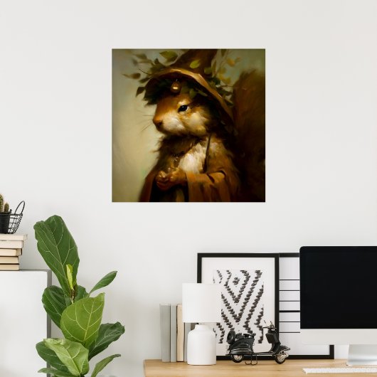 eekhoorndruïde poster (Thuiskantoor)