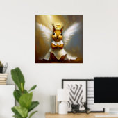 eekhoornengel poster (Thuiskantoor)