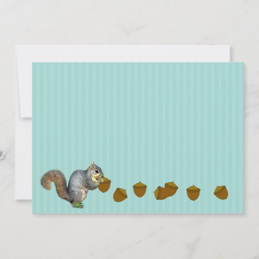 Eekhoornfamilie reünie kaart (Achterkant)