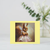 eekhoornfee briefkaart (Staand voorkant)