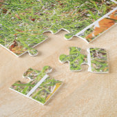 Eekhoornfoto Werkt Voor Noten Legpuzzel (Zijkant)