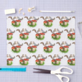 Eekhoornhaar op papier voor rode paddenstoelen (Craft)