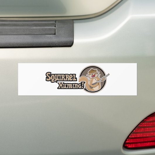 Eekhoornjassen Bumpersticker (Op auto)