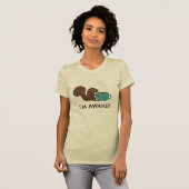 Eekhoornkoffieliefhebber | Ik ben wakker T-shirt (Voorkant volledig)