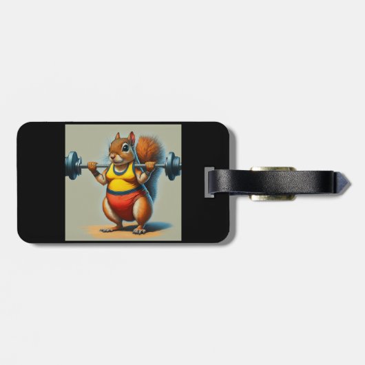 Eekhoornkracht Bagagelabel (Achterkant horizontaal)