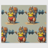 Eekhoornkracht Cadeaupapier (Vlak)