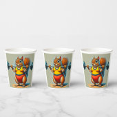 Eekhoornkracht Papieren Bekers