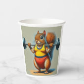 Eekhoornkracht Papieren Bekers (Voorkant)