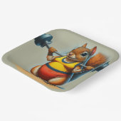 Eekhoornkracht Papieren Bordje (Gebogen)