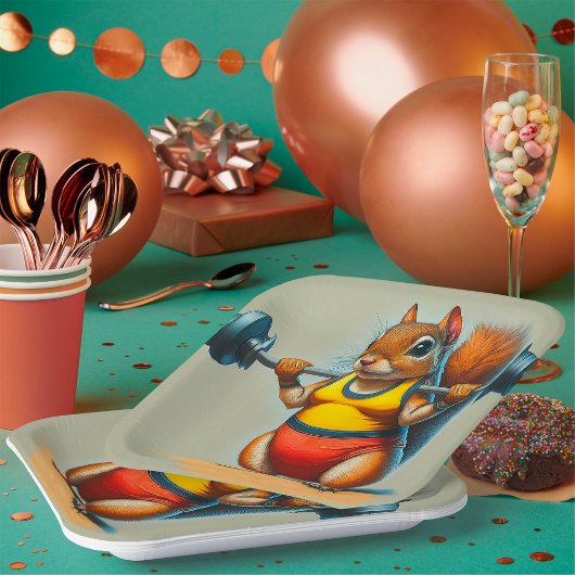 Eekhoornkracht Papieren Bordje