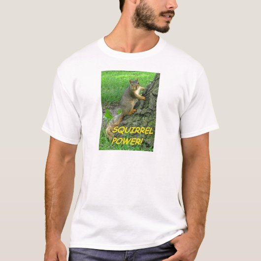 Eekhoornkracht! T-shirt (Voorkant)